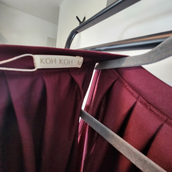 KOH KOH formal sleeveless gown dress NWT M LONG 46" FROM WAIST TO FLOOR - Picture 4 of 5